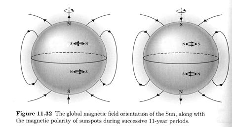 Sunspots are a detail showing how the Sun s magnetic field is leaking out of the zones