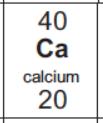 Remember, the top number shows atomic mass and the bottom number shows the atomic number.