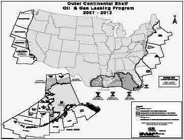 When will the potential lifting of other OCS areas result in drilling? What is the potential for hydrocarbon accumulations?
