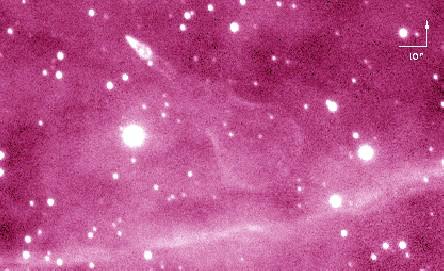 Guitar Nebula Palomar Observatory PSR 2224+65
