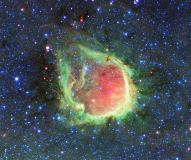 109 Single O star formation M20 Spitzer bubbles (RCW120,