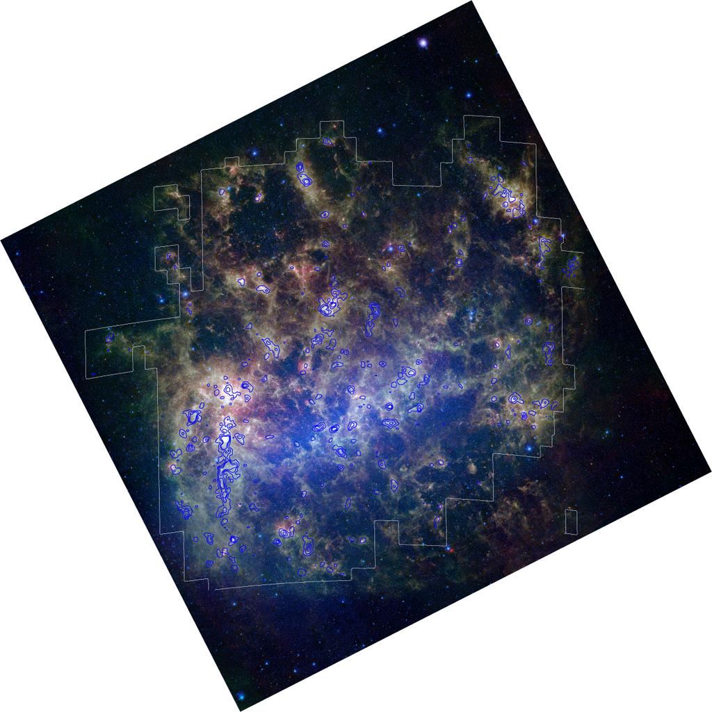 Examples of Large scale observations Spitzer survey of the LMC SAGE: Surveying the Agency of the galaxy s evolution (Meixner et al.