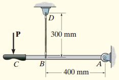 EXMPE -1 Determine the average norm rains in the two wires in the Figure shown if the ring at