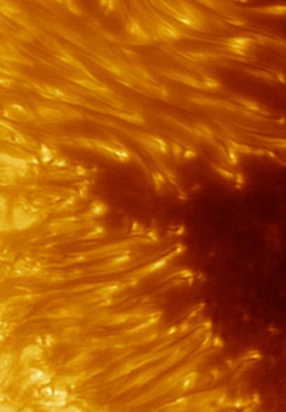 Sunspots: brightness structure Scharmer et al.