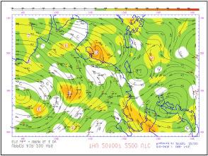 From an analysis of the mesoscale situation in the vicinity of Hong Kong, the occurrence of easterlies over the eastern part of the territory may be related to the change in wind direction over
