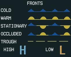 MORE WX press the MORE WX softkey to display the following group of softkeys for additional weather control: FRZ LVL press the FRZ LVL softkey to display contour lines for