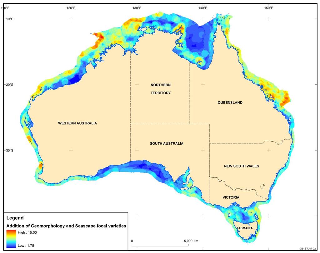Australian Shelf Seascapes - Heterogeneity Harris