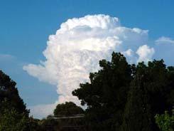 also known as a thunderhead Can extend to the top of the troposphere