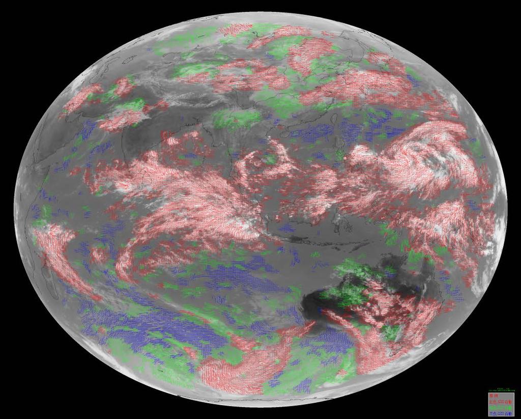 troposphere Water Vapor Winds - Cloud-top and Clear-sky; Mid and Upper