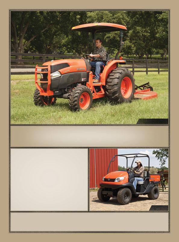 Financing available to qualified customers through Kubota Credit Corporation, U.S.A.