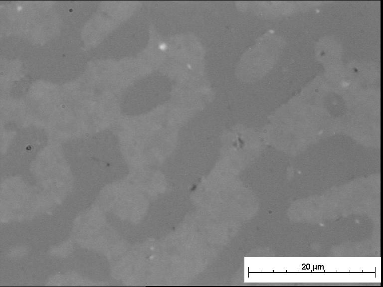 Morphology observation The blend morphologies were first investigated using a scanning electron microscope (SEM). Fig. 2 presents a SEM micrograph of a fractured surface for a 70/30 PLA/PHBV blend.