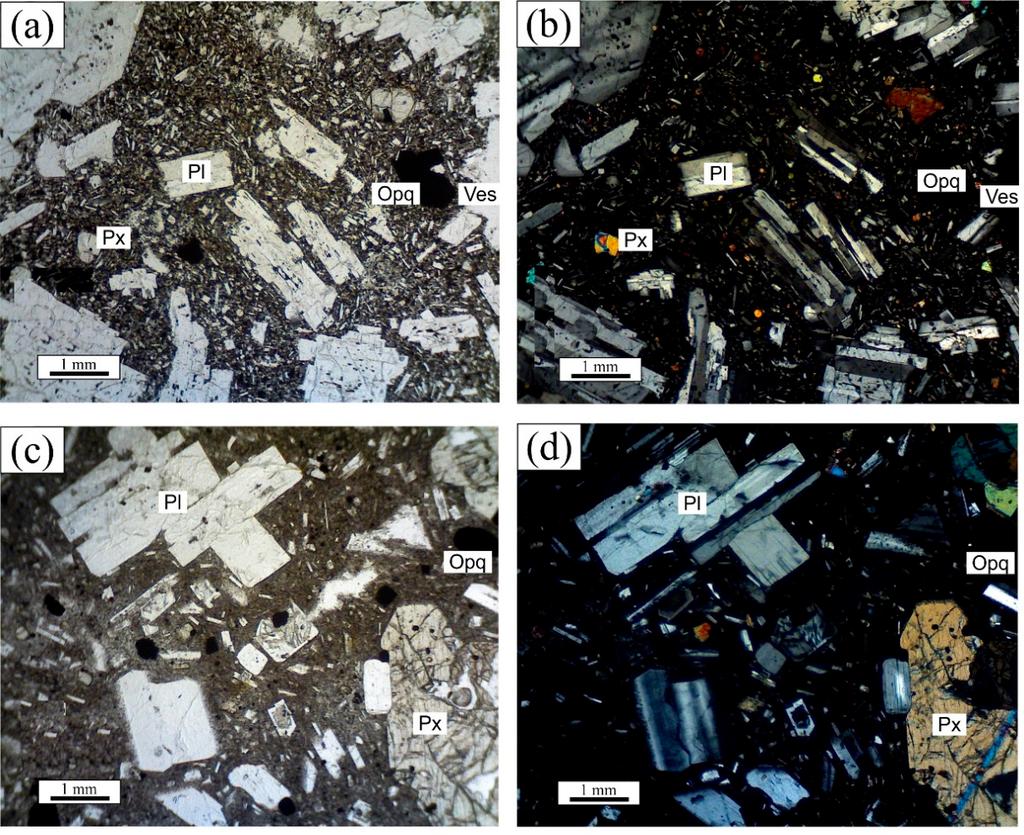Supplementary Materials Detail Petrographic Description Figure S1 shows the results of a thin section analysis of all samples from Ijen Crater.