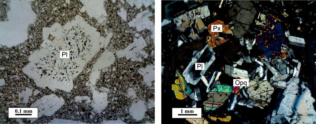 Figure S3 shows the results of a thin section analysis of all samples from Mount Anyar.
