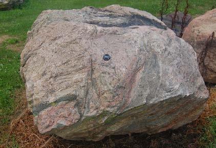 Erratics have a different lithology from the bedrock on which it rests.