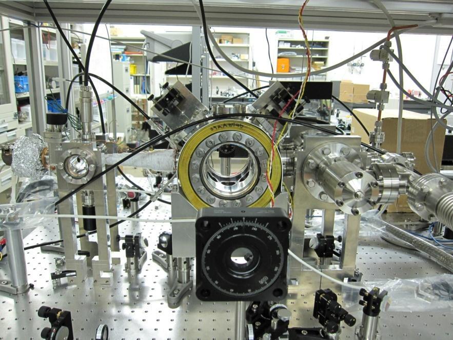 Development of Sr optical lattice clock Build up 87 Sr/ 171 Yb optical lattice clocks in the new chamber.