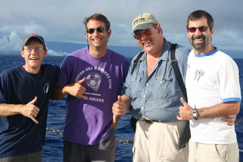 CRUISE PARTICIPANTS Science Party: Benjamin Brooks (University of Hawai i), Co-Chief Scientist Paulo Calil (University of Hawai i) Co-Chief Scientist Mark Behn (WHOI) Jeff McGuire (WHOI) Matthew