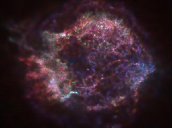 Cas A: Generalities Chandra X-ray (1999) - Exploded in 1667 - d ~ 3.4 +0.3-0.1 kpc - Youngest known SN in MW - Probably SN Ib with a massive WR star as progenitor - Mejecta : 10-15 M!