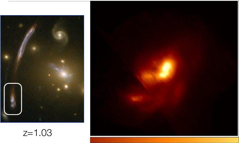 3. Source plane reconstruction of the giant arc in Abell2667 Abell 2667 is among the most luminous galaxy clusters known in