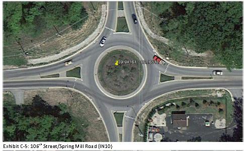 The observed capacity data for each of these geometrically different types of roundabout were selected and are shown below in Figure 2.