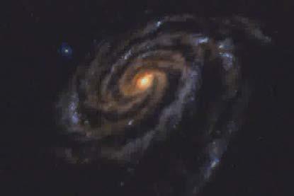bright nucleus is visible, looks like a quasar, if not, then a radio galaxy