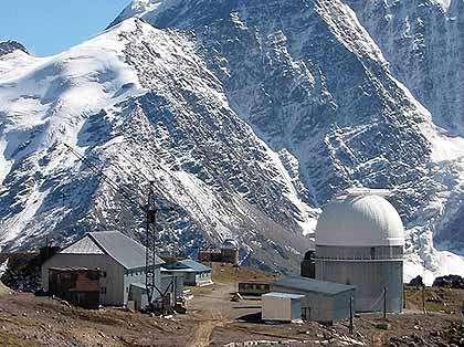 observatories in Russia at 3100 m above sea in