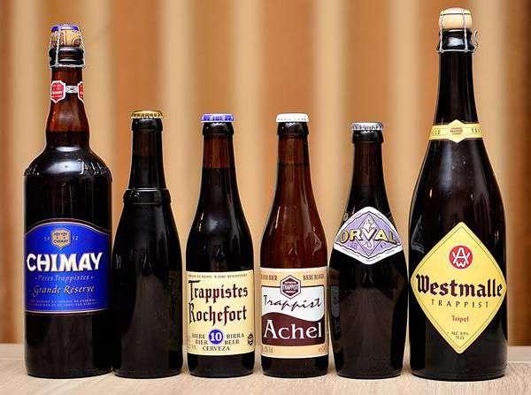 Trappist beers and speculoos biscuits Belgian