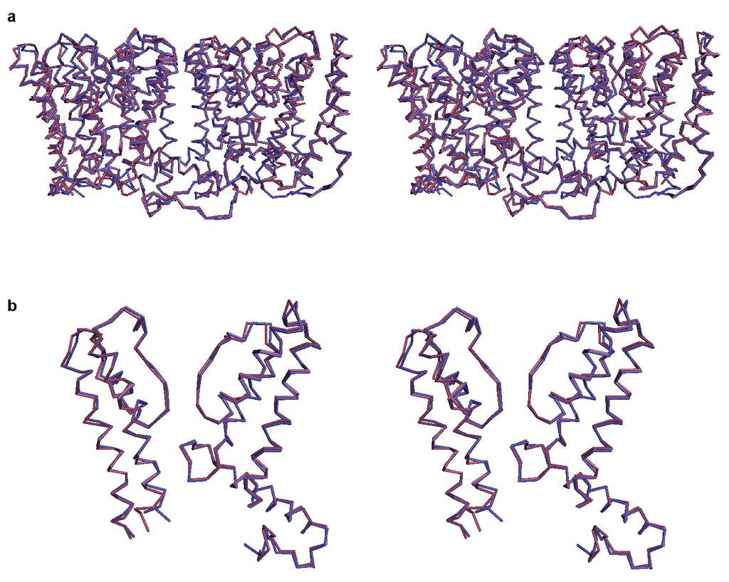 Supplementary Figure 7: Comparison of TrkH in the isolated TrkH and TrkH-TrkA complex structures.
