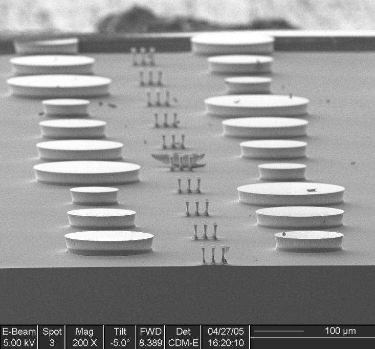 Deep InP Etch with Nexx ECR 160nm 14mm QC nanowire Nanowire and