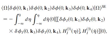 Primordial trispectrum in general k-inflation Arroja, SM, Koyama, Tanaka `09, Chen et