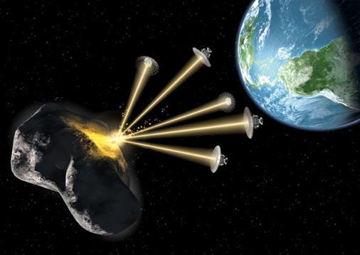 Astrium/NEOShield project Surface thrusters Mass Driver ejection