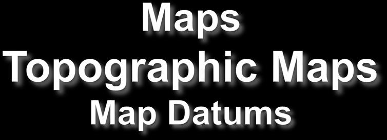 A Map Datum is a mathematical model describing the Earth The Earth is not exactly round There are three datums that we use in North America NAD 27 NAD 83 WGS 84 NAD 83 and WGS 84 are functionally the