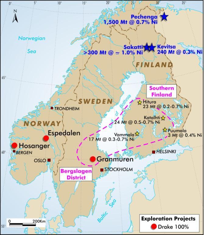 7 Scandinavia: operations & new discoveries Typical grades 0.25% -1.