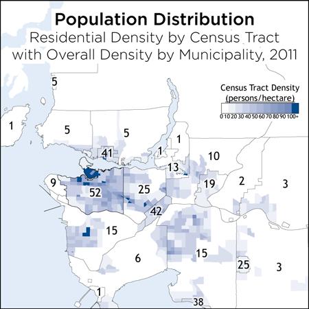 Population and Employment Density Understanding environments to thrive in begins with understanding where people live and work.