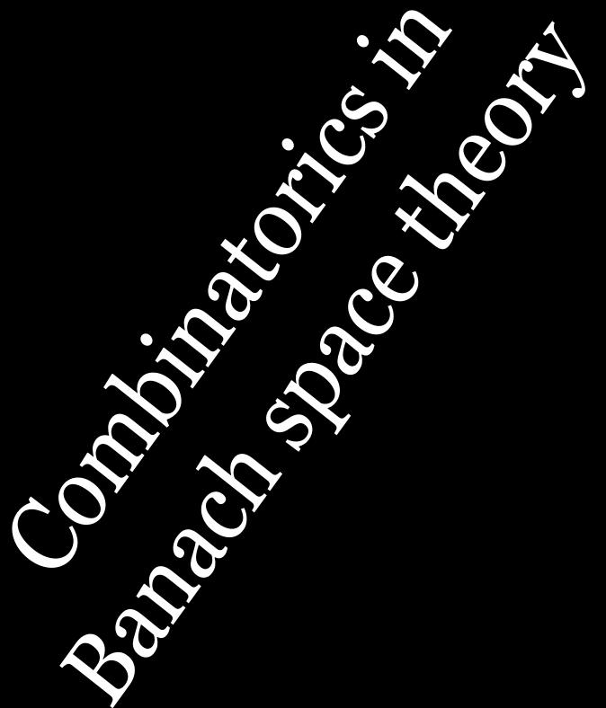 Combinatorics in Banach space theory Lecture The next lemma considerably strengthens the assertion of Lemma.6(b). Lemma.9.