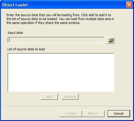 ArcMap Customize dialog: Use Object Loader for: Geometric networks, feature