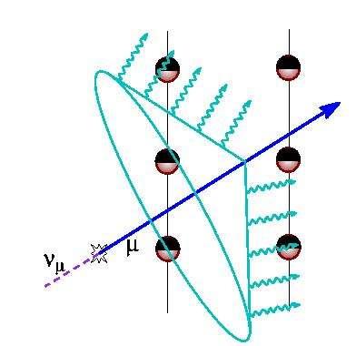 4 Neutrino Detection in Antarctic Ice O(km) muons ~15 m Θ μν 0.7 E ν /TeV 0.