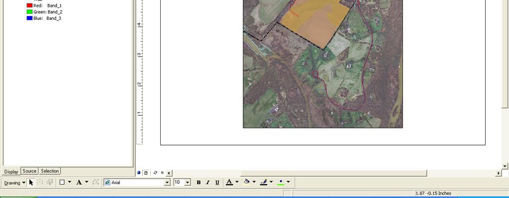 Note: while it is possible to change the size and position of map elements manually with the