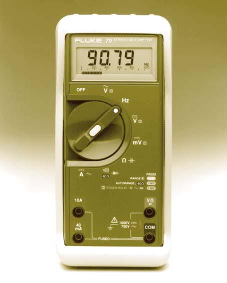 Simpson Electric) A typical VOM is shown in Figure 35 A VOM has multiple scales for measuring current, and can generally measure current in a range from microamperes up to about 10 A A VOM can also
