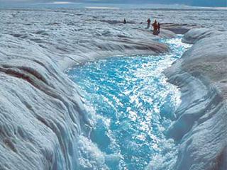 Shrinking ice sheets The Greenland and Antarctic ice sheets have decreased in mass.