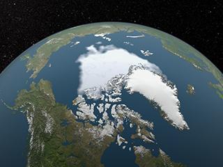 Declining Arctic sea ice Both the extent and thickness of Arctic sea ice has declined rapidly over the last several