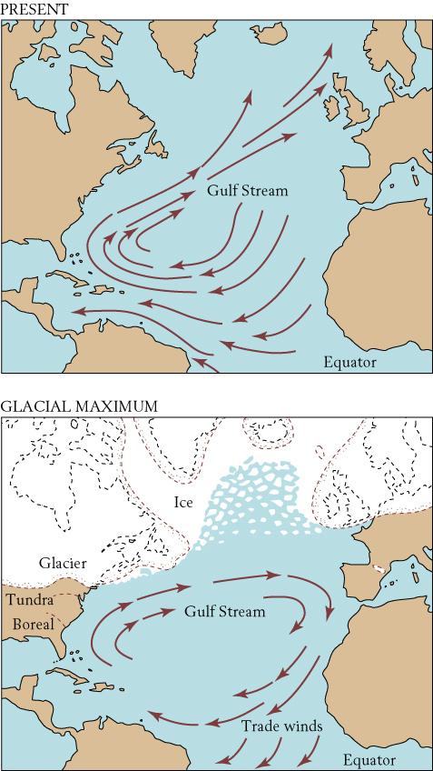 Icehouse Earth Glaciers began to retreat around 15,000 years ago Waters