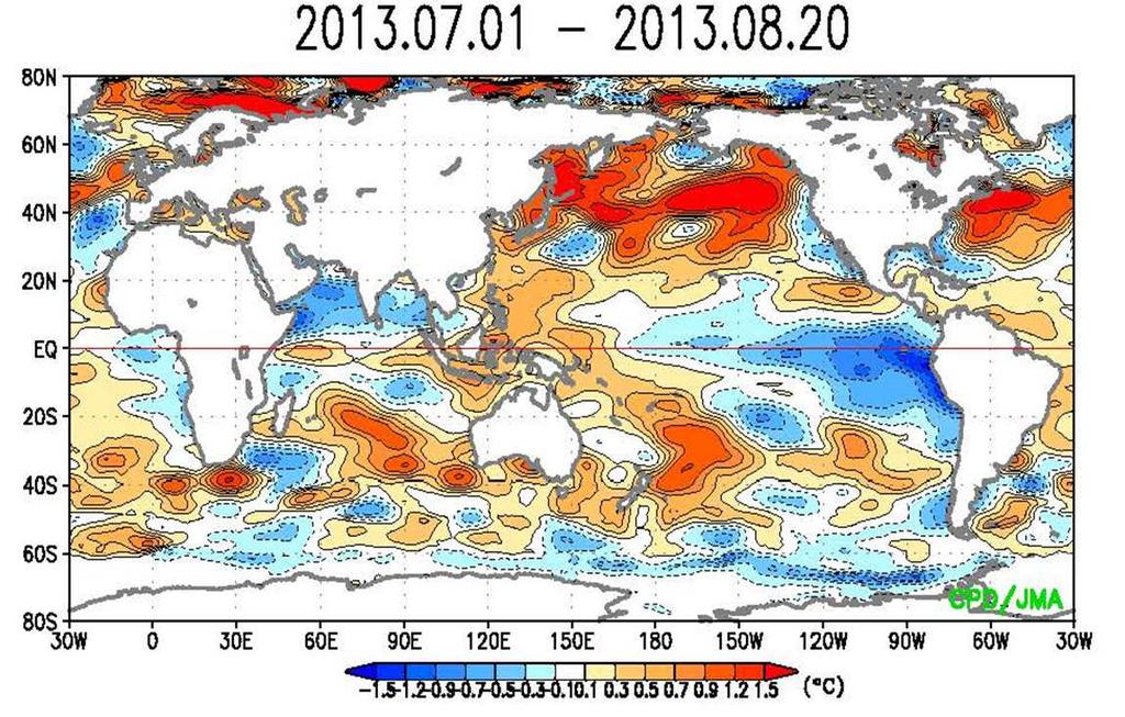Global warming hiatus and East Asian summer Given the neganve PDO accompanies the warming hiatus Higher SST in the western PacificStronger subtropical high?
