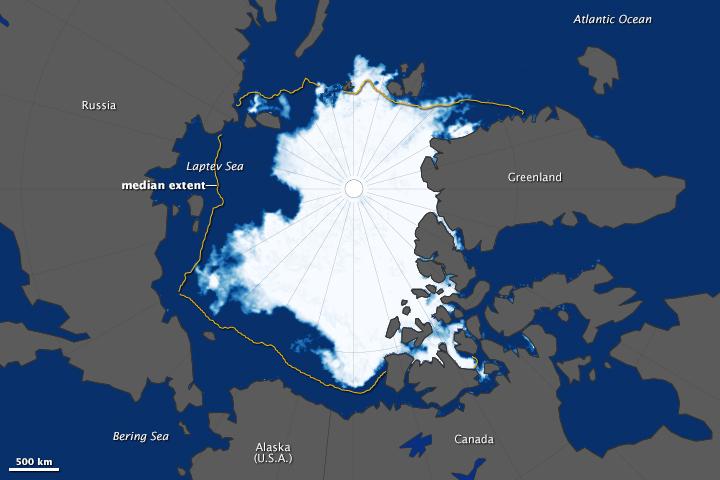 Changes in Arctic Sea Ice Minimum 1984