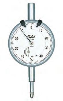 TM- and TM-3C dial indicator is supplied with Flat back as standard. Measuring purpose Graduation 0.00mm Graduation 0.00mm Continuous Dial Graduation 0.