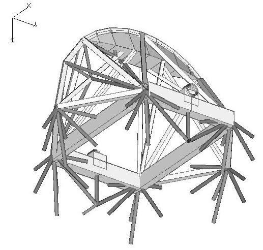 Fig. 2-11 Tripod Structure Isometric View Fig.
