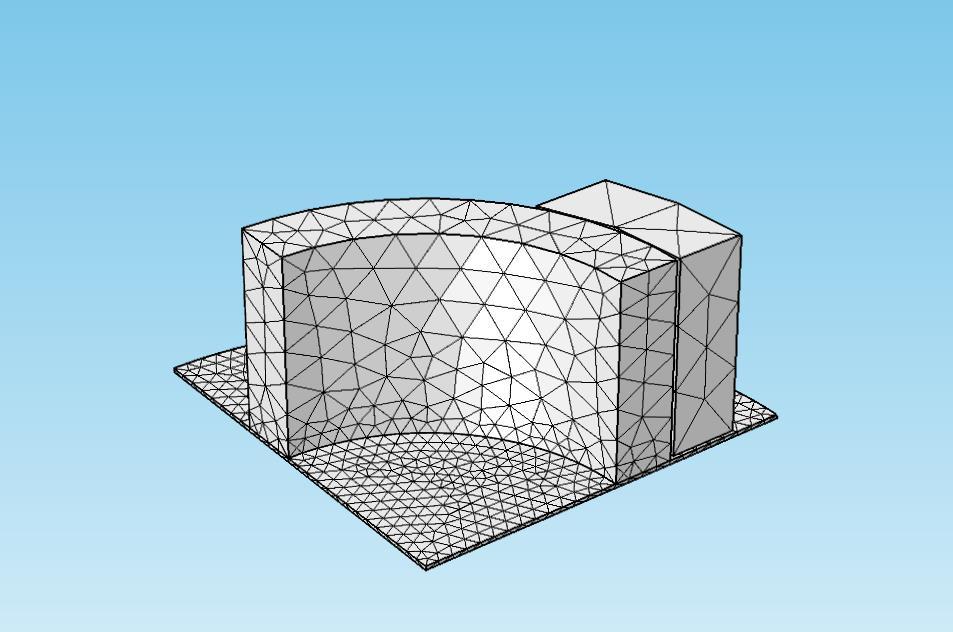 2 represents the tetrahedral mesh elements. Figure A3. 1.