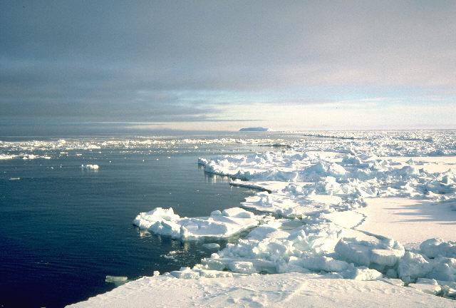 Ice-Albedo Feedback Warming ice melting dark open ocean visible more