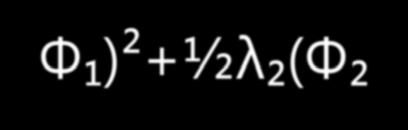 Z 2 symmetric 2HDM Potential V = ½λ 1 (Φ₁ Φ₁)²+½λ₂(Φ₂ Φ₂)² +λ₃(φ₁ Φ₁)(Φ₂ Φ₂)+λ₄(Φ₁ Φ₂)(Φ₂ Φ₁)+½[λ₅(Φ₁ Φ₂)²+h.