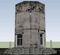 North side of Aerides East side of Aerides Figure 6: 3D reconstruction and textured model Then, the monument is