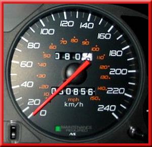 1 Describing Motion Instantaneous Speed A speedometer shows how fast a car is going at one point in time or at one